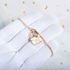 [sparkle Jewelry ]AMULETTE PEDANT ROSE GOLD NECKLACE