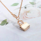 [sparkle Jewelry ]AMULETTE PEDANT ROSE GOLD NECKLACE