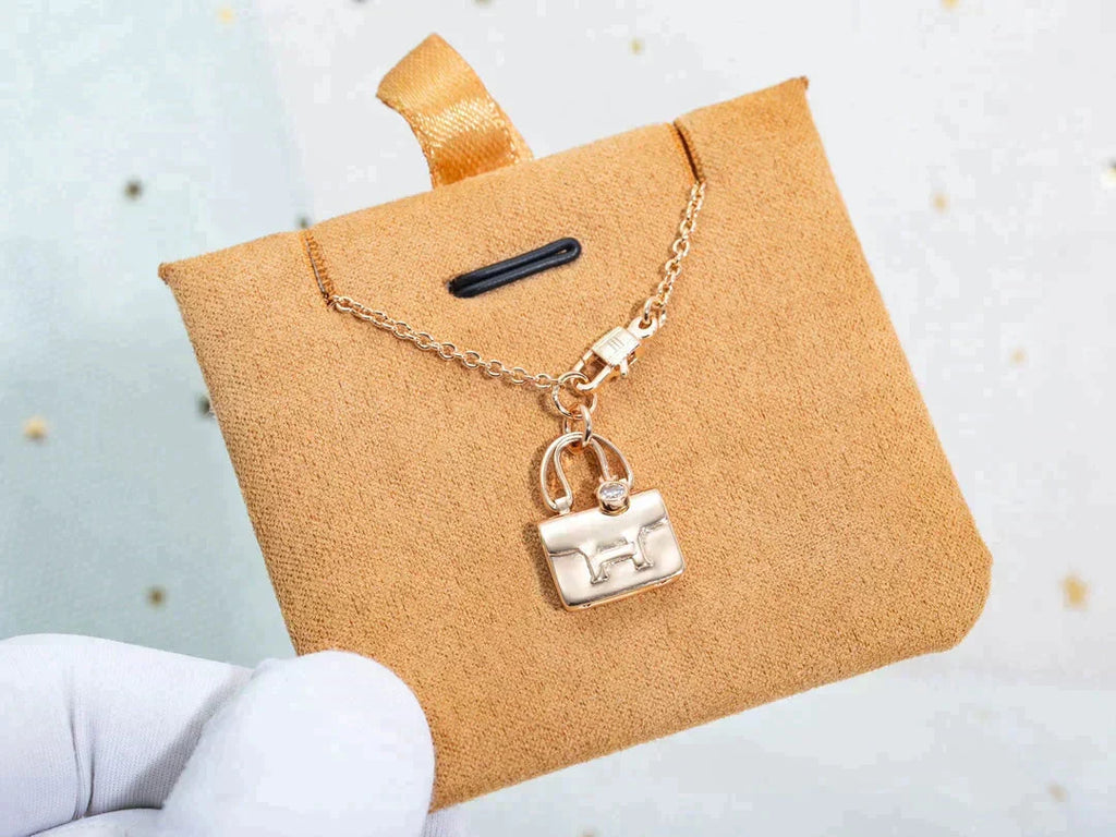 [sparkle Jewelry ]AMULETTE PEDANT ROSE GOLD NECKLACE