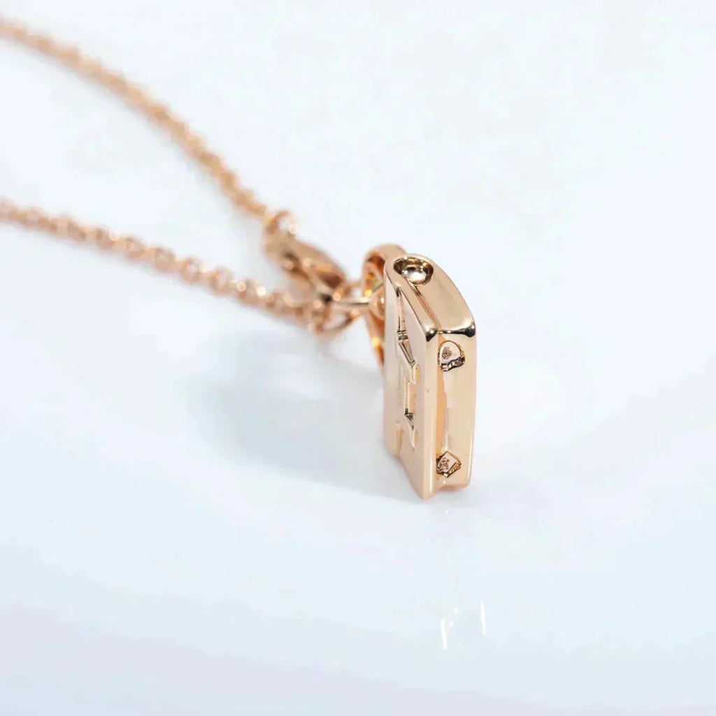 [sparkle Jewelry ]AMULETTE PEDANT ROSE GOLD NECKLACE