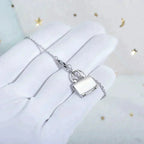 [sparkle Jewelry ]AMULETTE PEDANT SILVER NECKLACE
