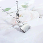 [sparkle Jewelry ]AMULETTE PEDANT SILVER NECKLACE