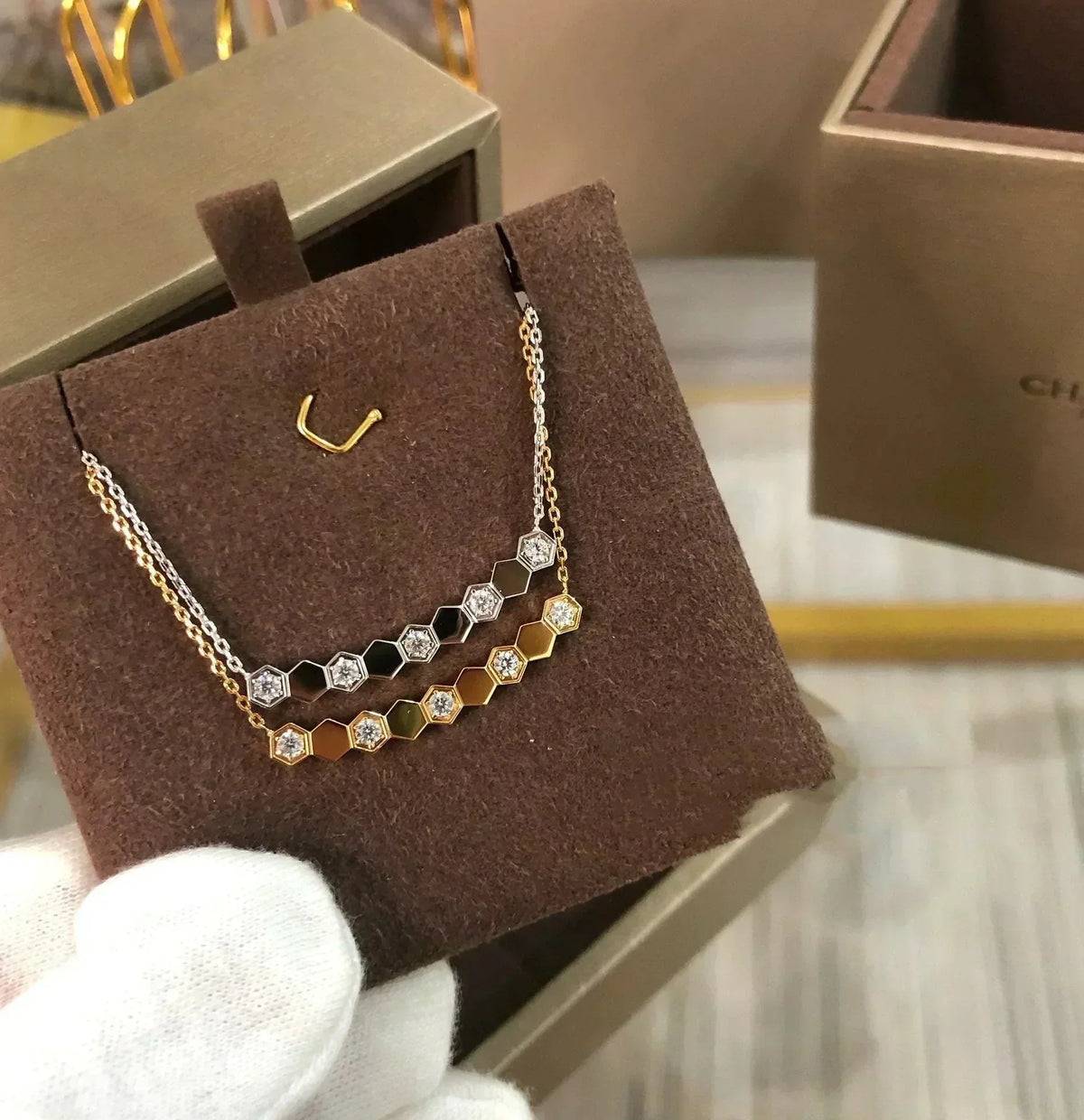 [sparkle Jewelry ]BEE LOVE NECKLACE DIAMOND