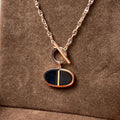 [sparkle Jewelry ]CHAINE VERSO BLACK CERAMIC NECKLACE