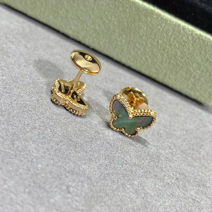 [sparkle Jewelry ]BUTTERFLY DARK MOP  EARRINGS