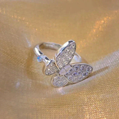 [sparkle Jewelry ]BUTTERFLY DIAMOND RING