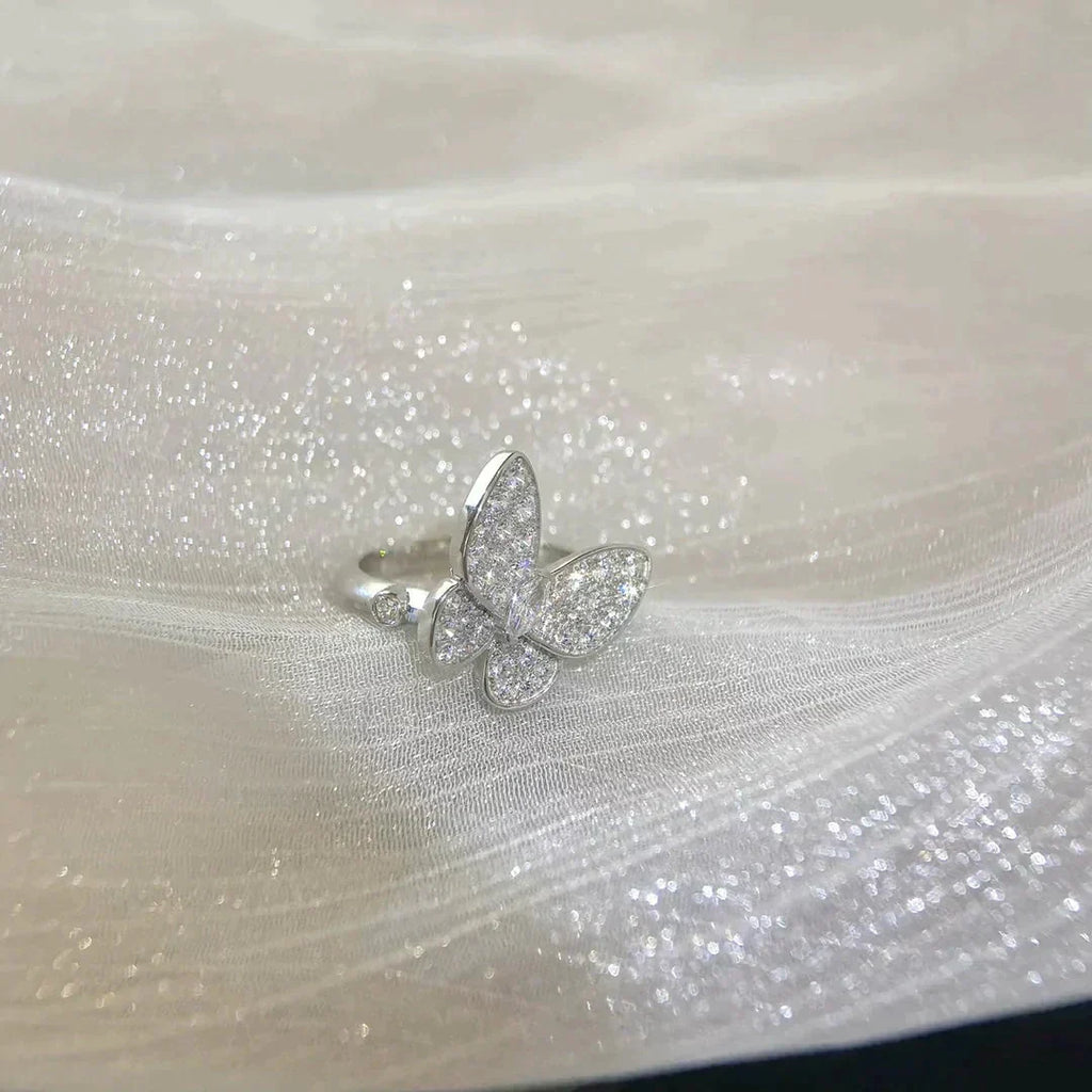 [sparkle Jewelry ]BUTTERFLY DIAMOND RING
