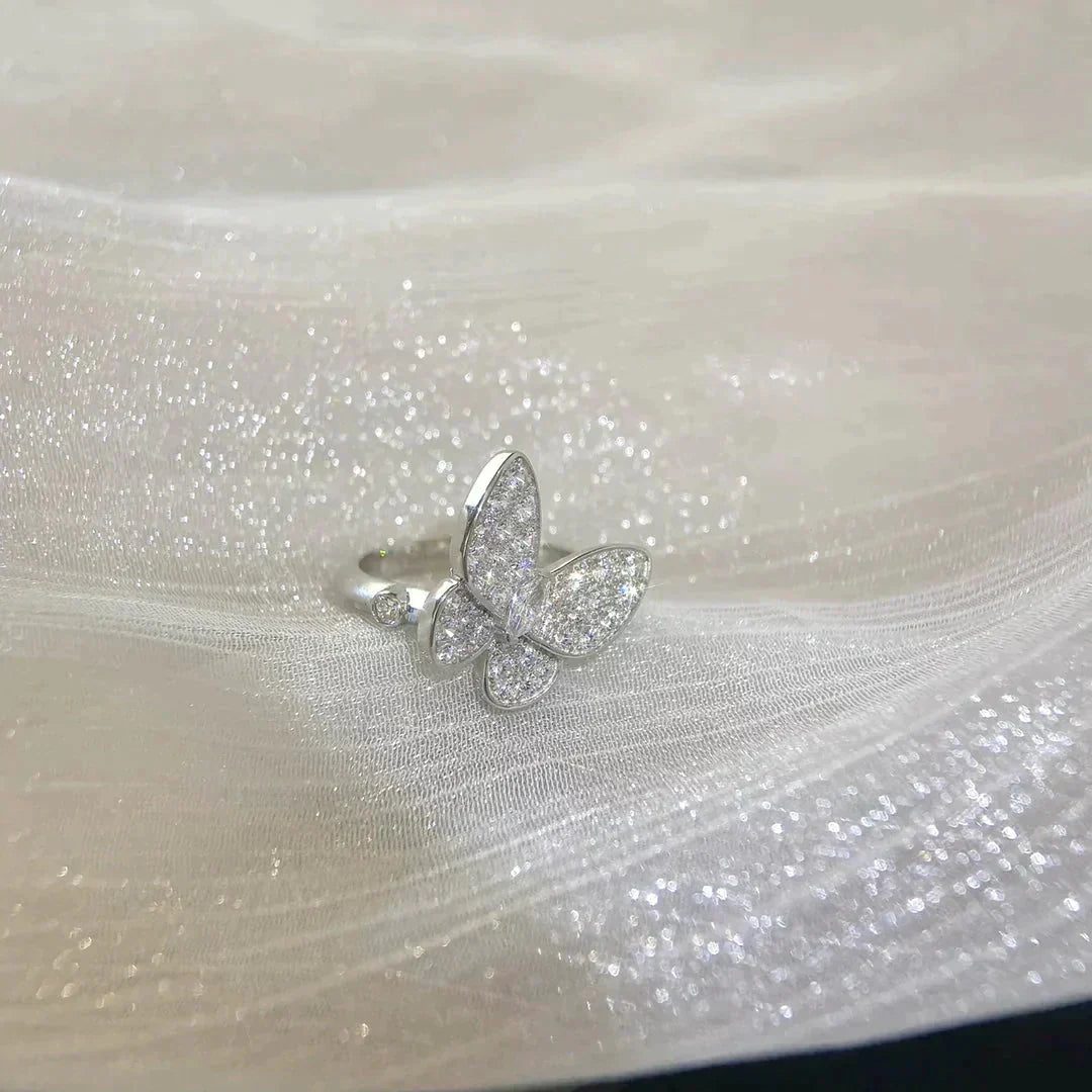 [sparkle Jewelry ]BUTTERFLY DIAMOND RING