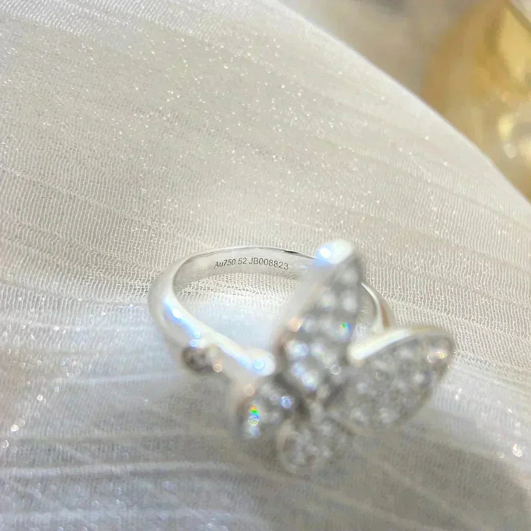 [sparkle Jewelry ]BUTTERFLY DIAMOND RING
