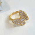 [sparkle Jewelry ]BUTTERFLY DIAMOND RING