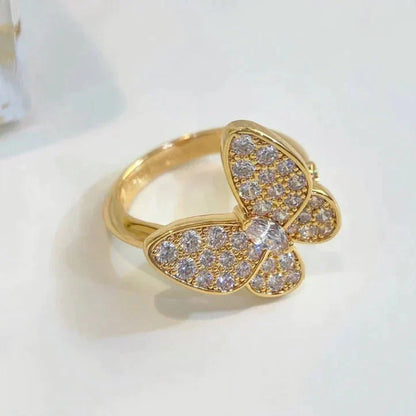 [sparkle Jewelry ]BUTTERFLY DIAMOND RING