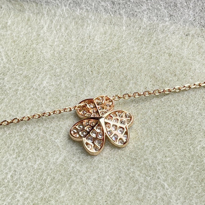 [sparkle Jewelry ]FLOWER DIAMOND NECKLACE