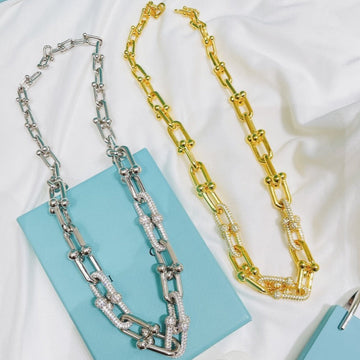 [Sparkle Jewelry]HARDWEAR NECKLACE DIAMOND PAVED