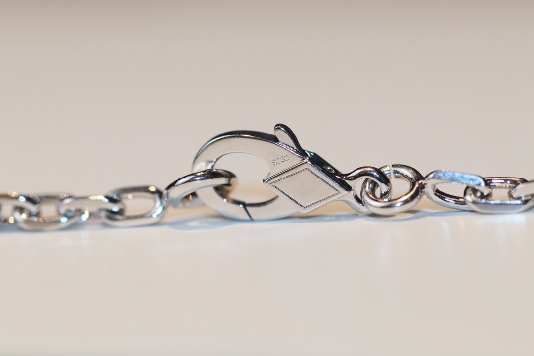 [sparkle Jewelry ]CLOVER 20 MOTIFS ONYX DIAMOND SILVER