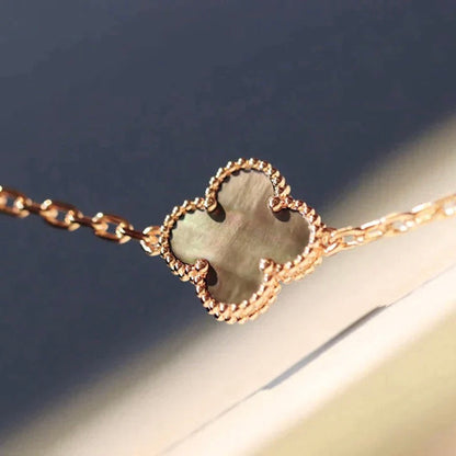 [sparkle Jewelry ]CLOVER 20 MOTIFS LASER DIAMOND NECKLACE