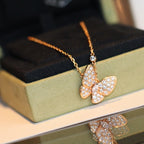 [sparkle Jewelry ]BUTTERFLY DIAMOND NECKLACE