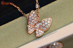 [sparkle Jewelry ]BUTTERFLY DIAMOND NECKLACE