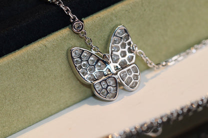 [sparkle Jewelry ]BUTTERFLY DIAMOND NECKLACE
