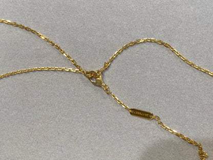 [sparkle Jewelry ]CLOVER 25MM NECKLACE GOLD CARNELIAN