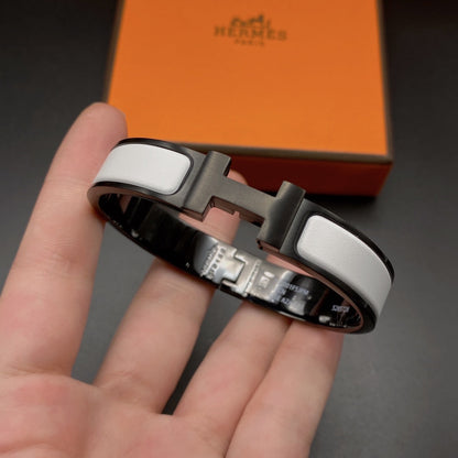 [Sparkle]H ARMBAND 12MM SCHWARZ WEISS KERAMIK