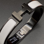 [sparkle Jewelry ]H BRACELET 12MM BLACK WHITE CERAMIC