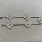 [sparkle Jewelry ] CLOVER 5 MOTIF FULL DIAMOND BRACELET COLLECTION
