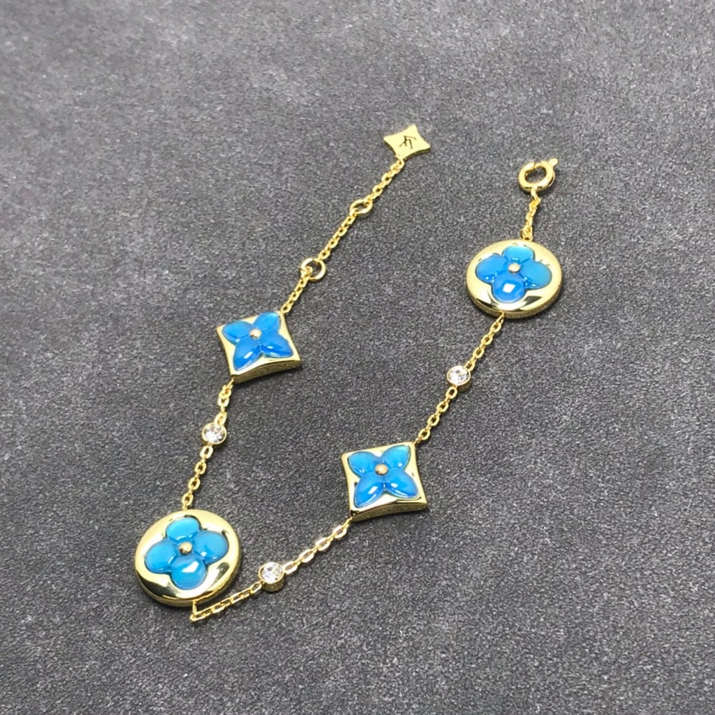 [sparkle Jewelry ]STAR AND SUN TURQUOISE 4 MOTIFS 3 DIAMONDS