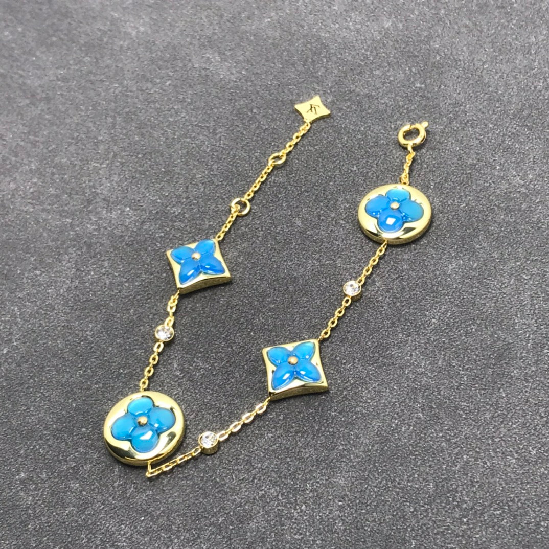 [sparkle Jewelry ]STAR AND SUN TURQUOISE 4 MOTIFS 3 DIAMONDS