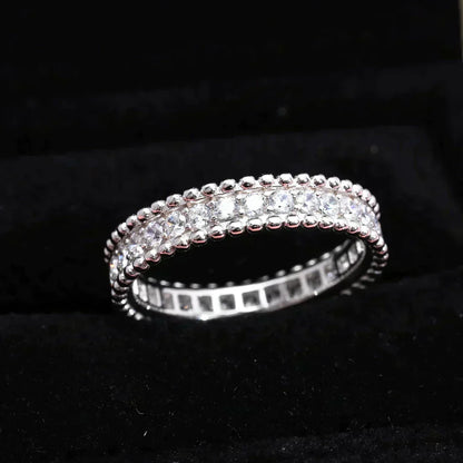 [sparkle Jewelry ]PERLEE DIAMOND SILVER RING