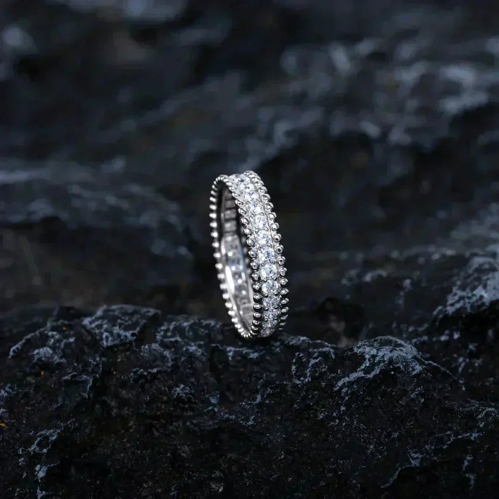 [sparkle Jewelry ]PERLEE DIAMOND SILVER RING