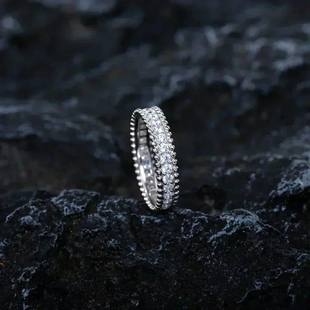 [sparkle Jewelry ]PERLEE DIAMOND SILVER RING