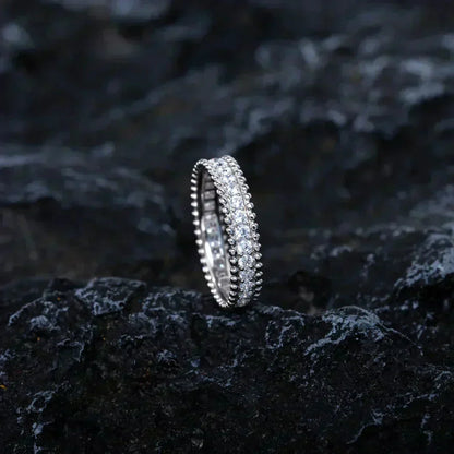 [sparkle Jewelry ]PERLEE DIAMOND SILVER RING