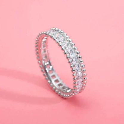 [sparkle Jewelry ]PERLEE DIAMOND SILVER RING