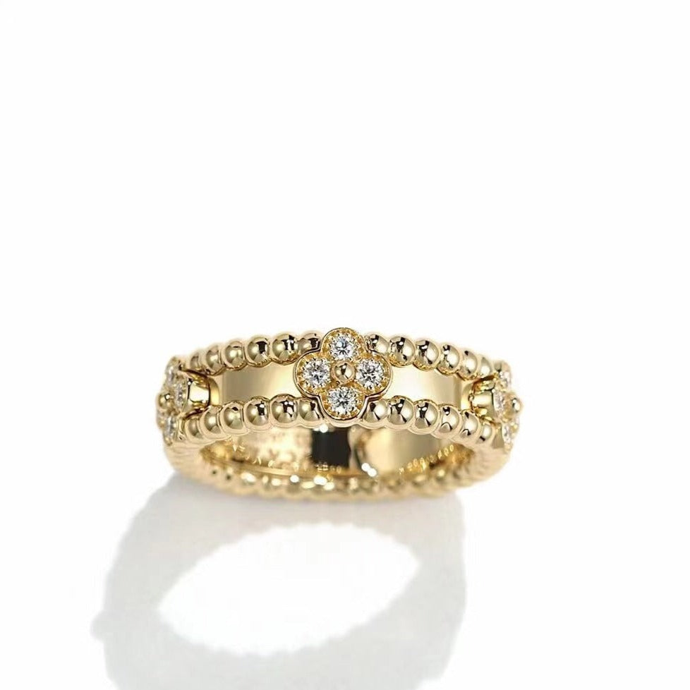 [sparkle Jewelry ]PERLEE GOLD DIAMOND RING