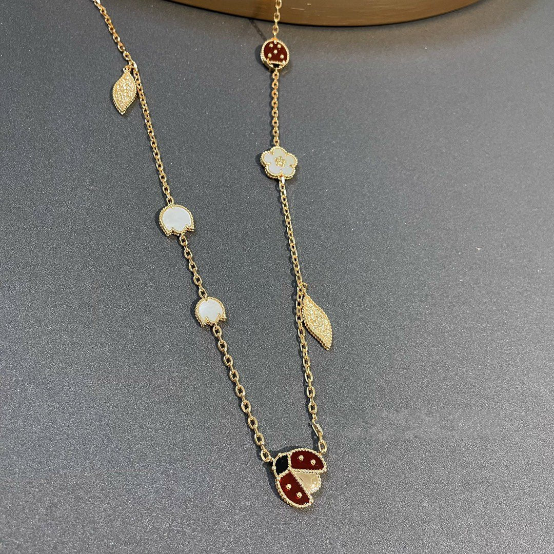 [sparkle Jewelry ]LUCKY SPRING 15 MOTIFS GOLD NECKLACE