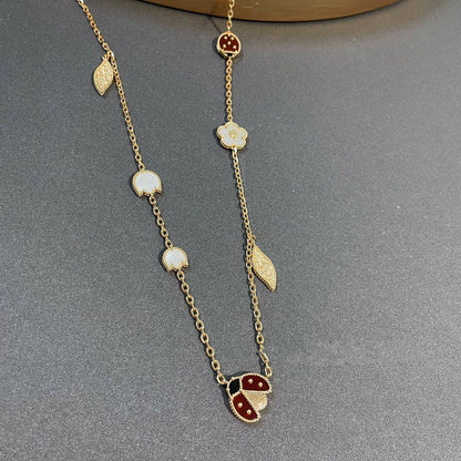 [sparkle Jewelry ]LUCKY SPRING 15 MOTIFS GOLD NECKLACE