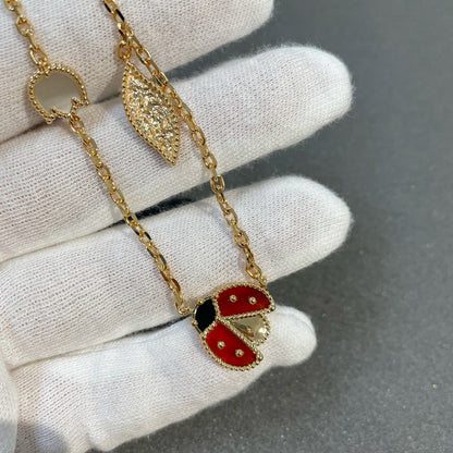 [sparkle Jewelry ]LUCKY SPRING 15 MOTIFS GOLD NECKLACE