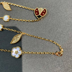 [sparkle Jewelry ]LUCKY SPRING 15 MOTIFS GOLD NECKLACE