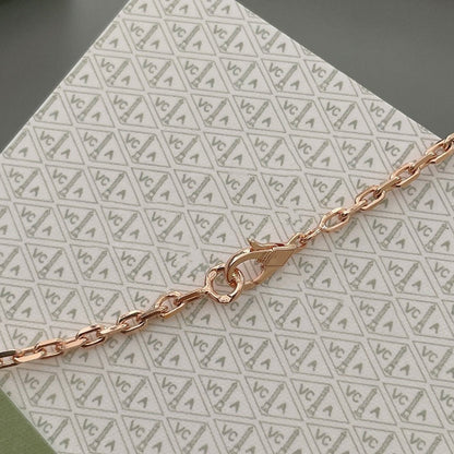 [sparkle Jewelry ]LUCKY SPRING 15 MOTIFS ROSE GOLD NECKLACE