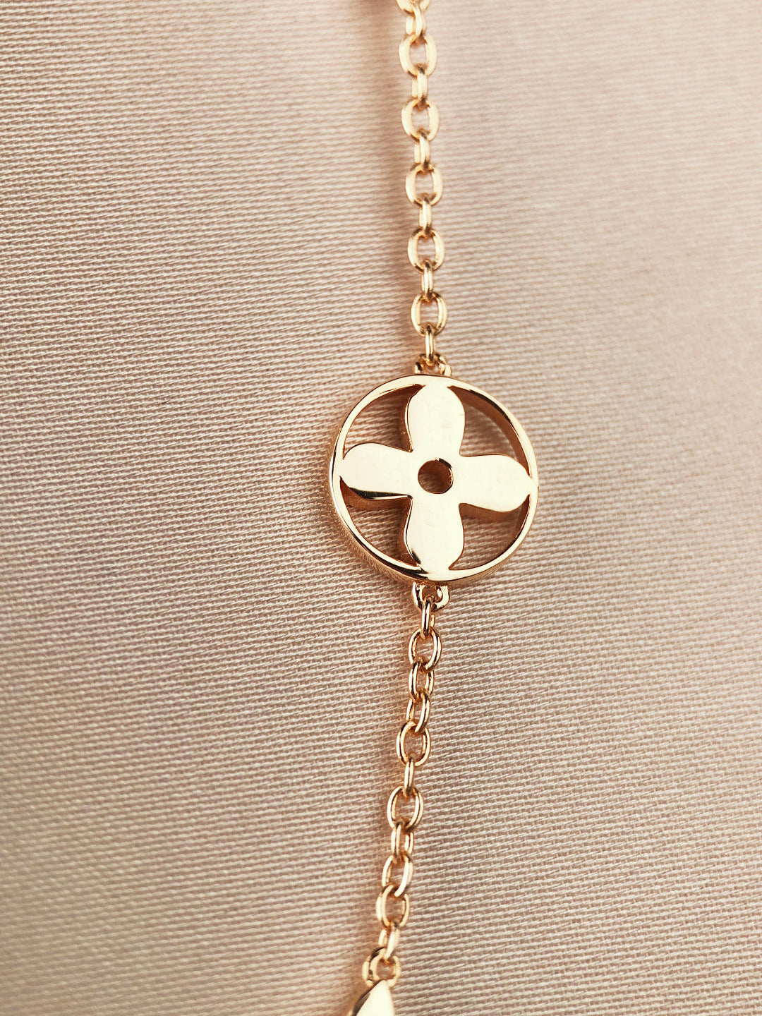 [sparkle Jewelry ]STAR AND SUN 7 MOTIFS GOLD BRACELET