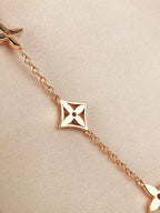 [sparkle Jewelry ]STAR AND SUN 7 MOTIFS GOLD BRACELET