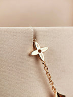 [sparkle Jewelry ]STAR AND SUN 7 MOTIFS GOLD BRACELET