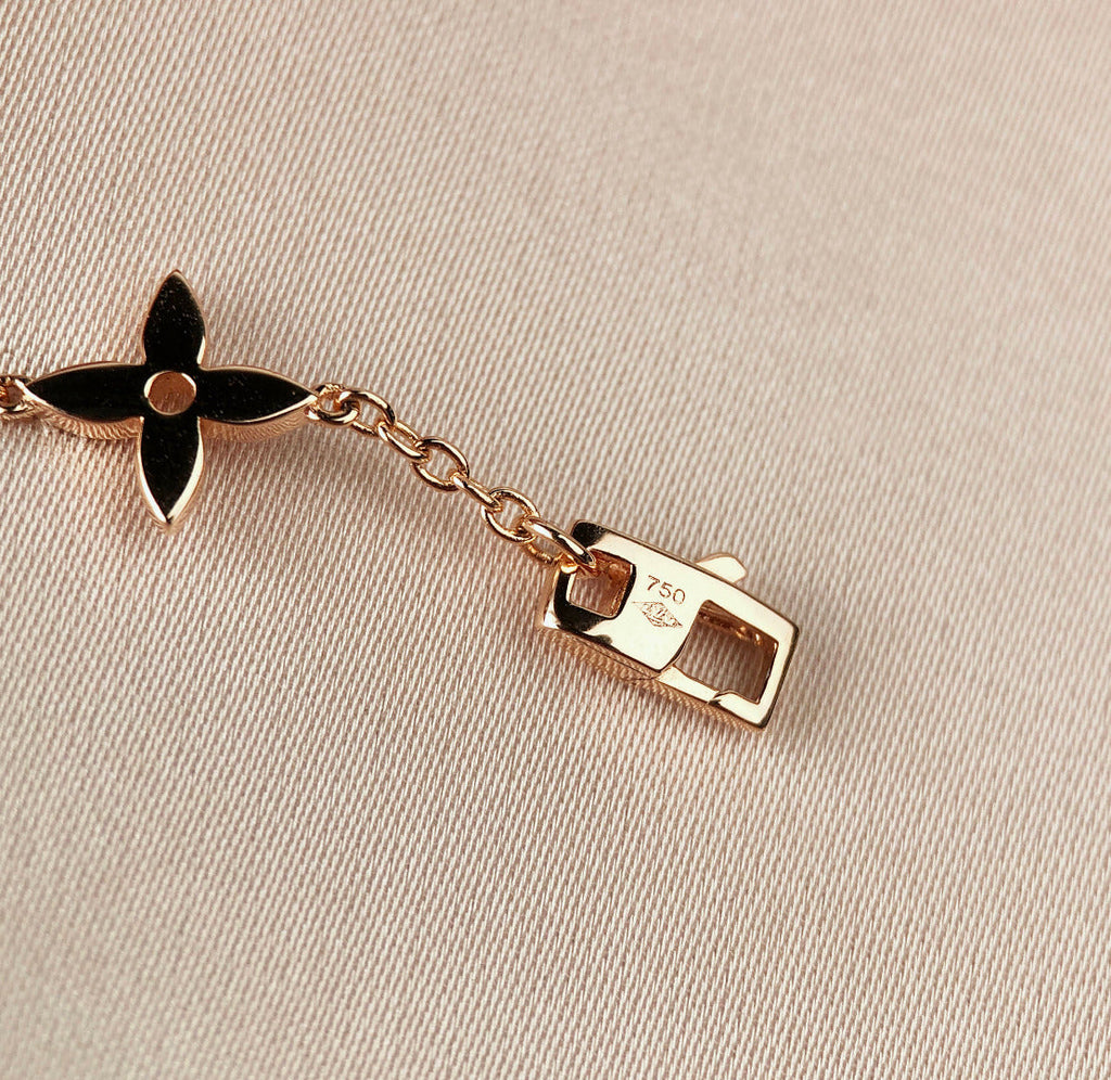 [sparkle Jewelry ]STAR AND SUN 7 MOTIFS GOLD BRACELET