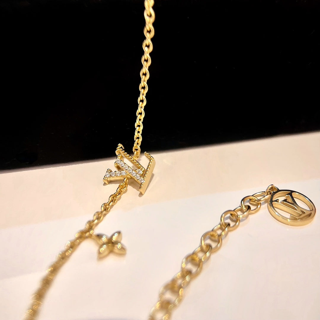 [sparkle Jewelry ]LOGO STAR MOTIF GOLD BRACELET