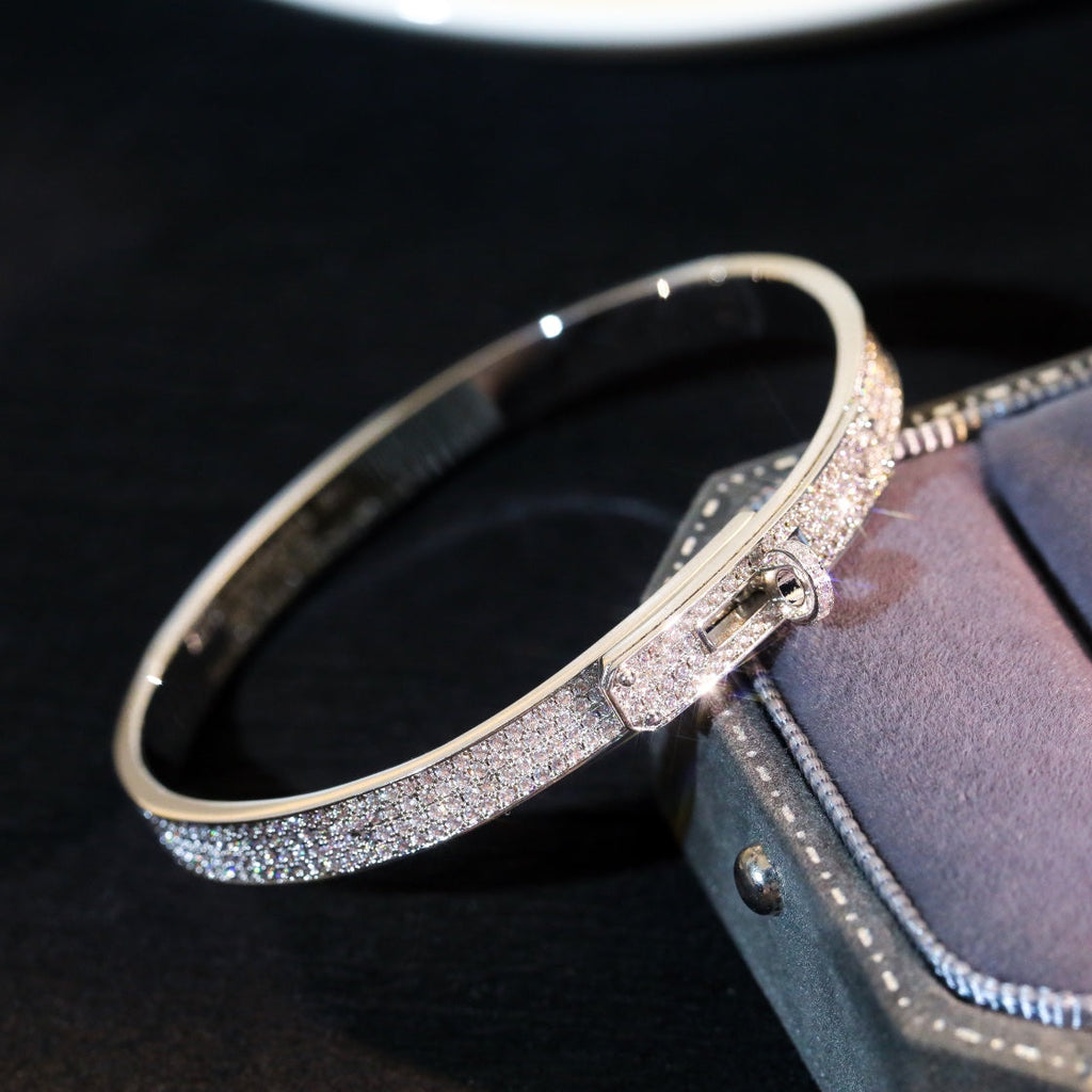 [sparkle Jewelry ]KELLY BRACELET DIAMOND PAVED