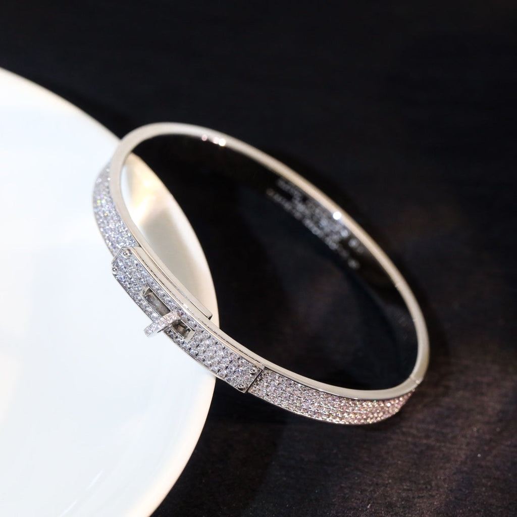 [sparkle Jewelry ]KELLY BRACELET DIAMOND PAVED