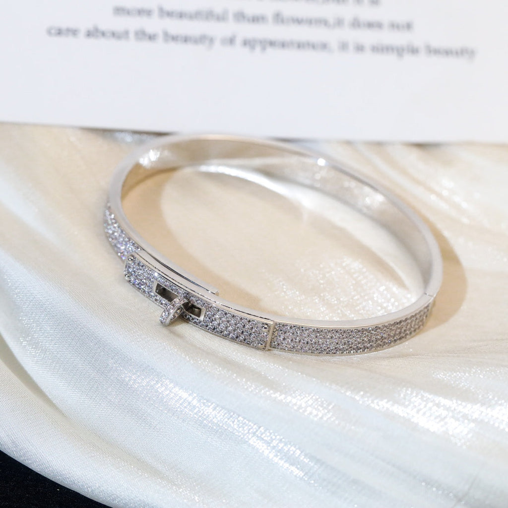 [sparkle Jewelry ]KELLY BRACELET DIAMOND PAVED