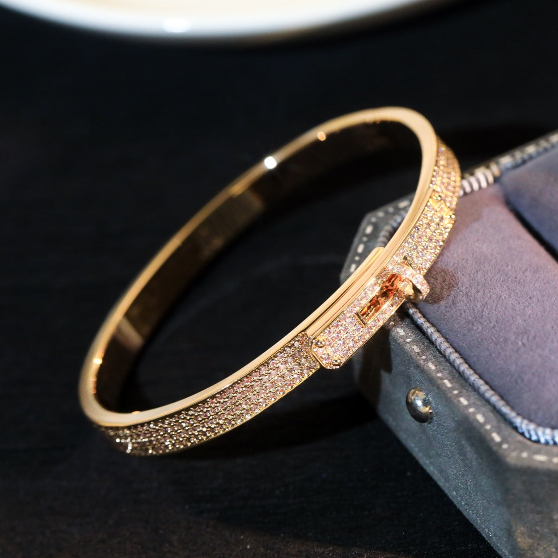 [sparkle Jewelry ]KELLY BRACELET DIAMOND PAVED