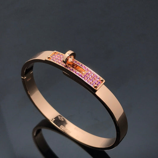 [Sparkle]KELLY ARMREIF ROSA DIAMANT