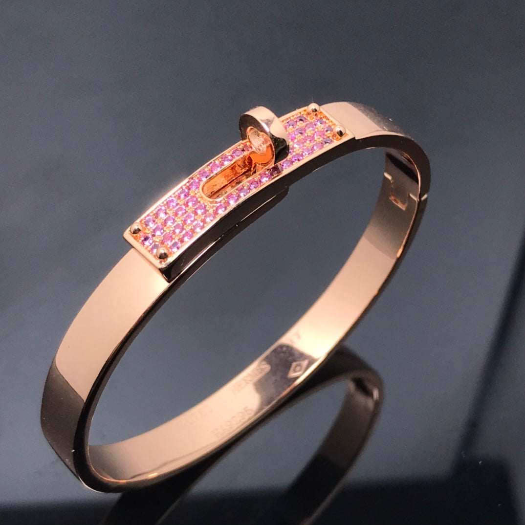 [sparkle Jewelry ]KELLY BRACELET PINK DIAMOND